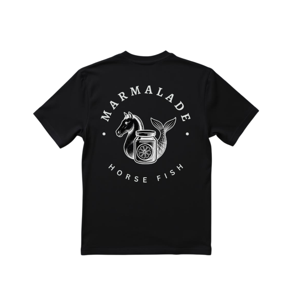 ORIGINAL BLACK MARMALADE HORSE FISH UNISEX T-SHIRT