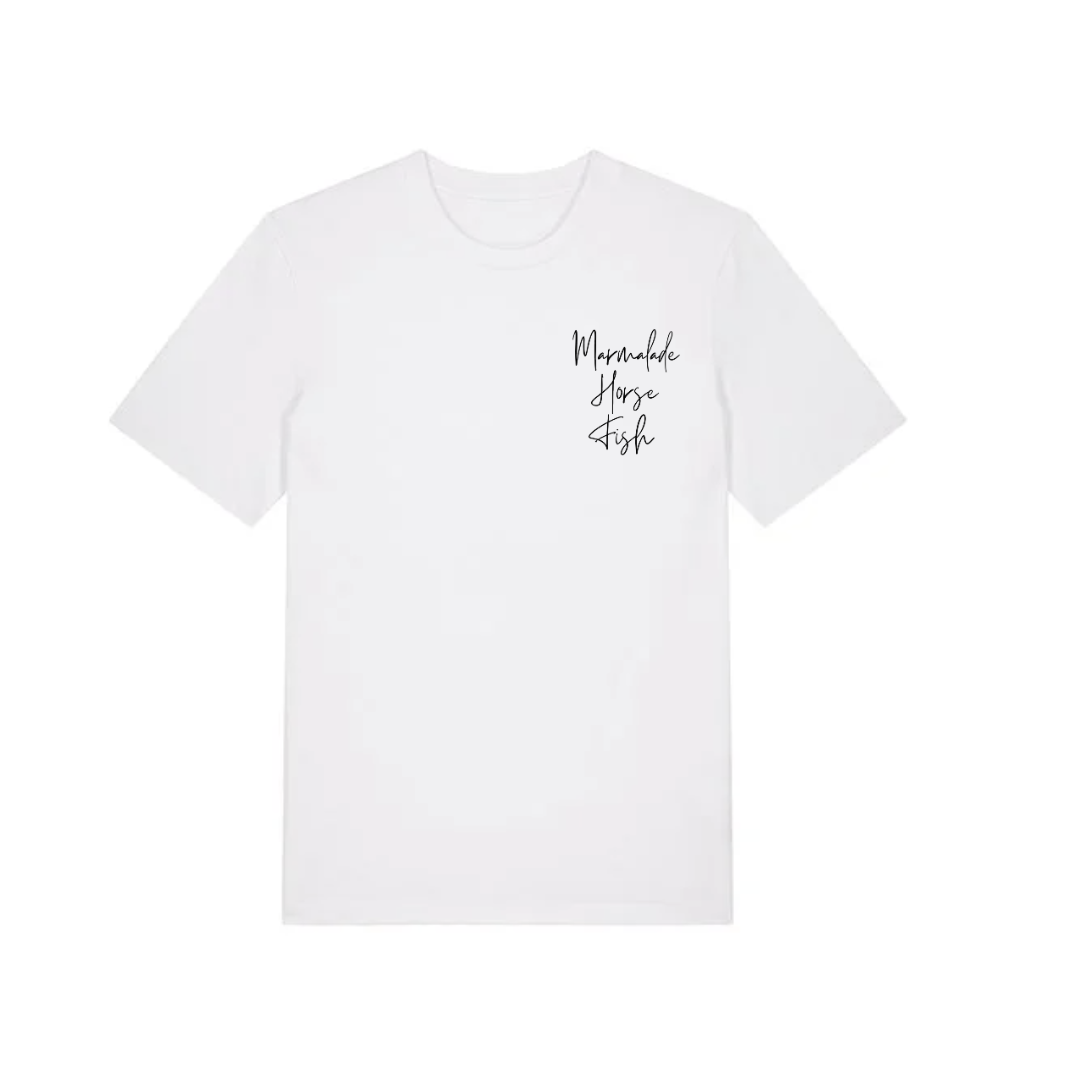 SIGNATURE WHITE MARMALADE HORSE FISH UNISEX T-SHIRT